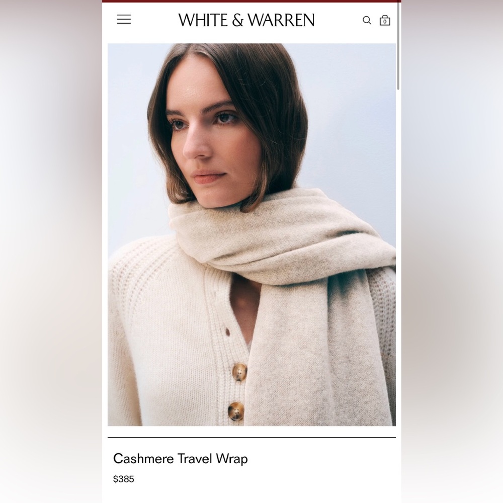 White + Warren Signature Cashmere Wrap